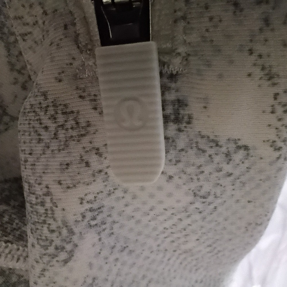 Lululemon Speed Up Tight Womens 8 White Grey Abstract Luxtreme Running Leggings - Picture 6 of 12